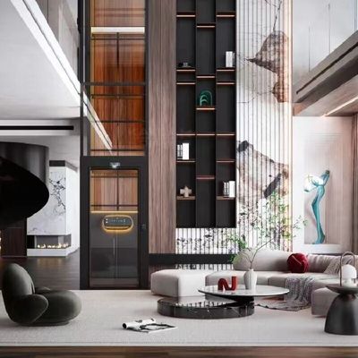 1-2 persone ascensore a vite all'interno ascensore a vite a casa