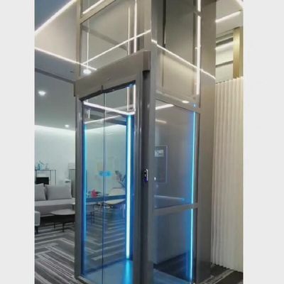0.15m/s Advanced PLC Control Cabina in acciaio inossidabile