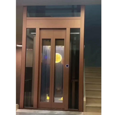 Classico trazione senza ingranaggi trazione piccoli ascensori residenziali design elegante