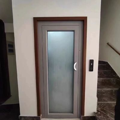 Ascensori automatici monofase AC Mrl Residenziali con profondità di pozzo di 0 m e porta del pavimento del ponte