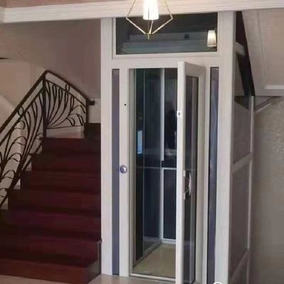 304 Acciaio inossidabile di alluminio ascensore domestico per passeggeri controllato da microprocessore