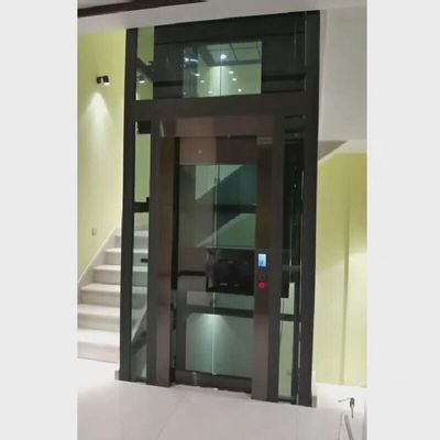 Scafo in acciaio tipo di ascensore a trazione senza ingranaggi Centro di apertura 0,6 m/s