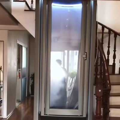 Microprocessore basato su sollevamento idraulico di capsule di vetro per 2 persone