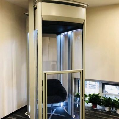 Ascensore idraulico a due piani per casa