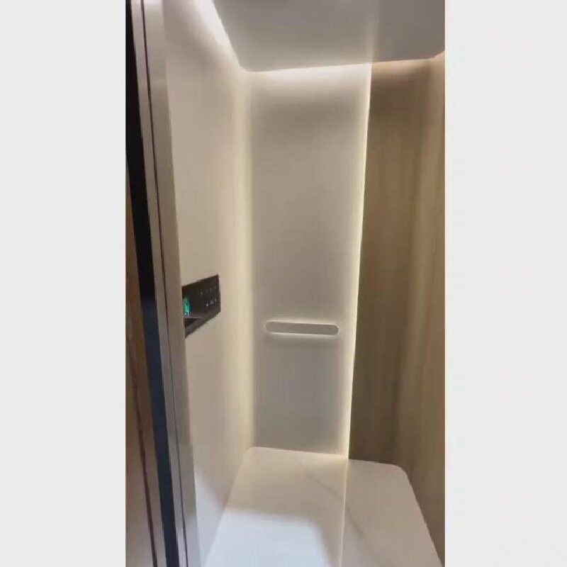 Ascensore per la casa a vite a 220V con porta scorrevole automatica e capacità di 400 kg