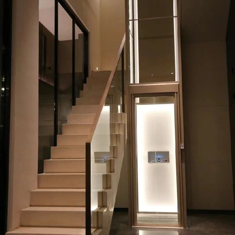 4.7 Kw Sala macchine idraulica meno ascensore con 0 M profondità di fossa e controllo microprocessore ascensore idraulico per casa