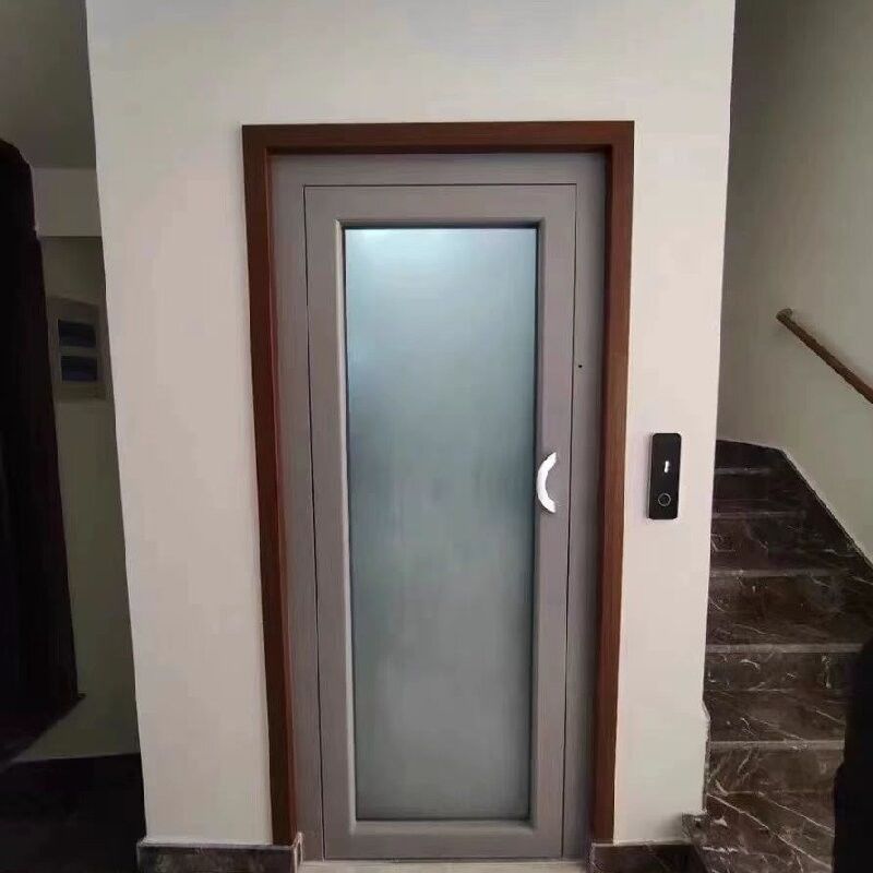 Ascensori automatici monofase AC Mrl Residenziali con profondità di pozzo di 0 m e porta del pavimento del ponte