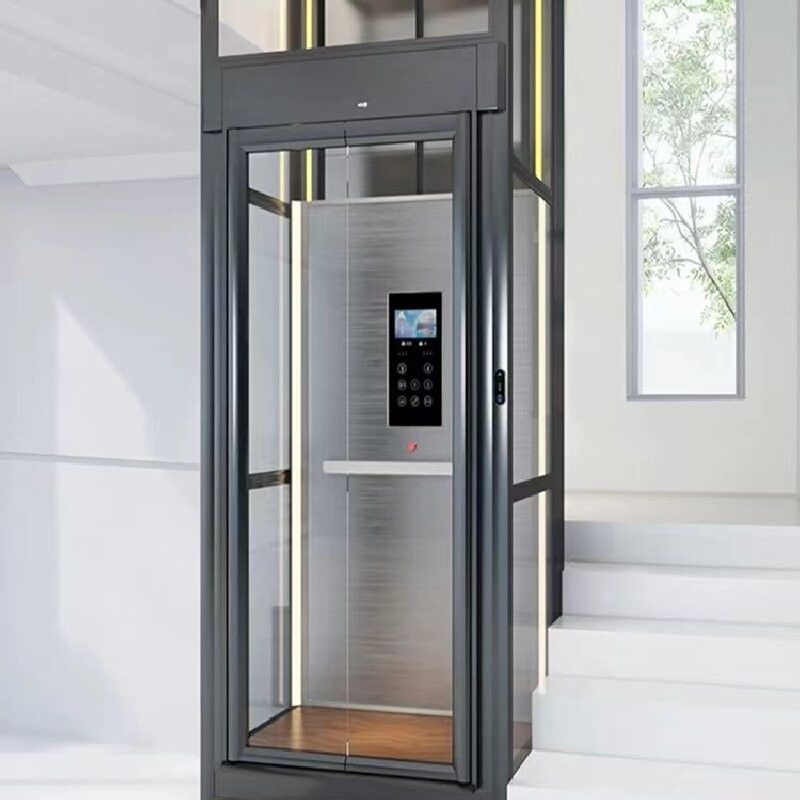 14.5m Altezza massima ascensore idraulico con 5 fermate e porte automatiche