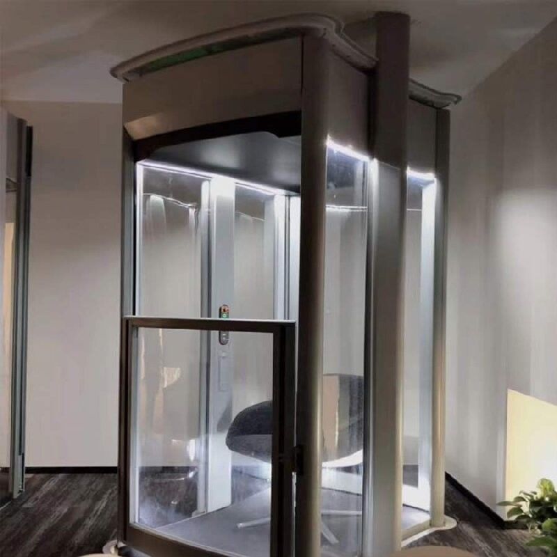 0.6M/S Velocità ascensore domestico 400Kg Capacità ascensore residenziale all'aperto