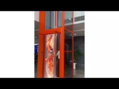 ascensore per abitazioni a piattaforma rossa calda
