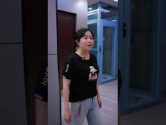 Ascensore idraulico di vetro residenziale scenico installato per una casa di famiglia a più piani